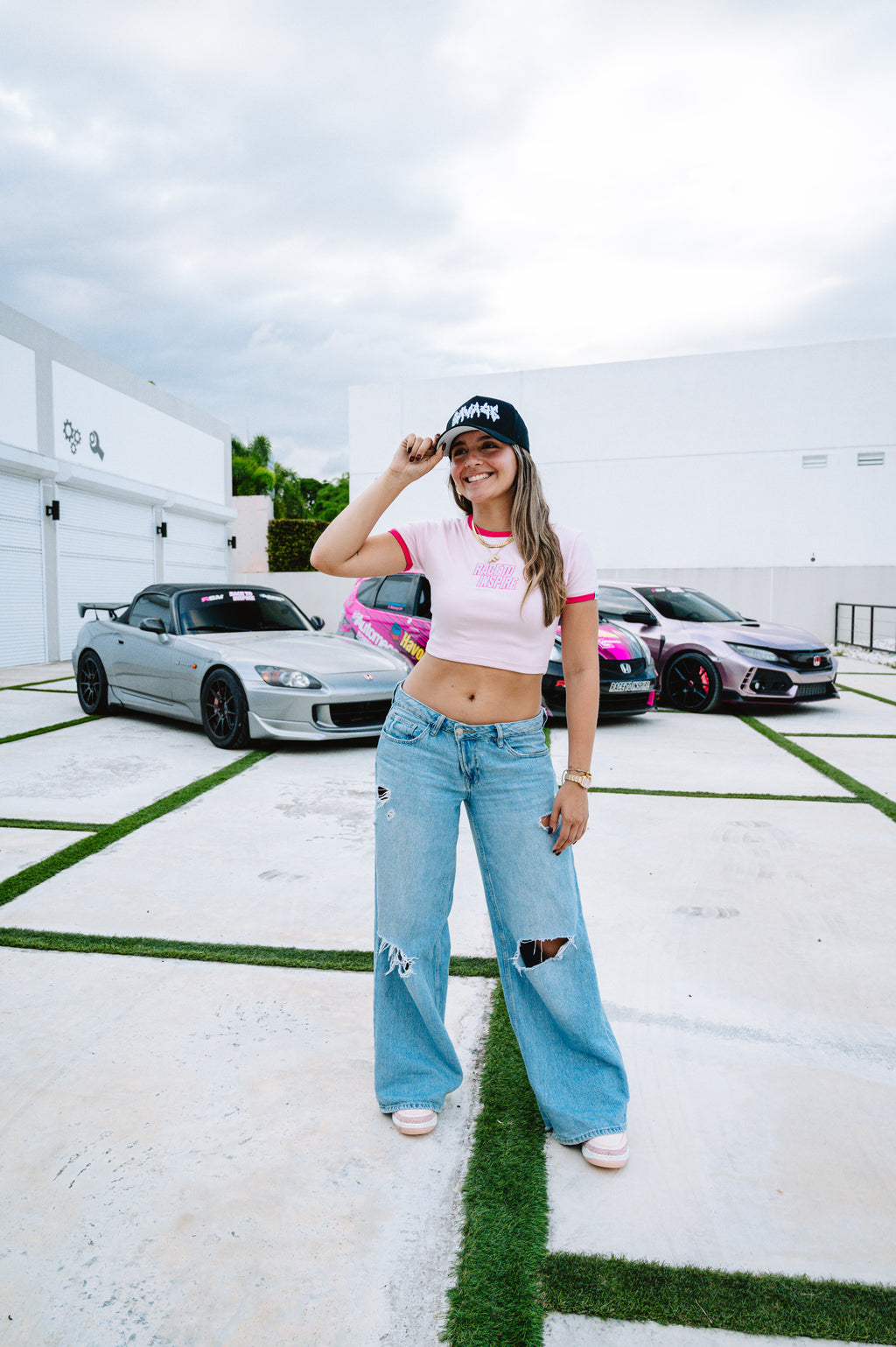 'RACE TO INSPIRE' PINK BABY TEE