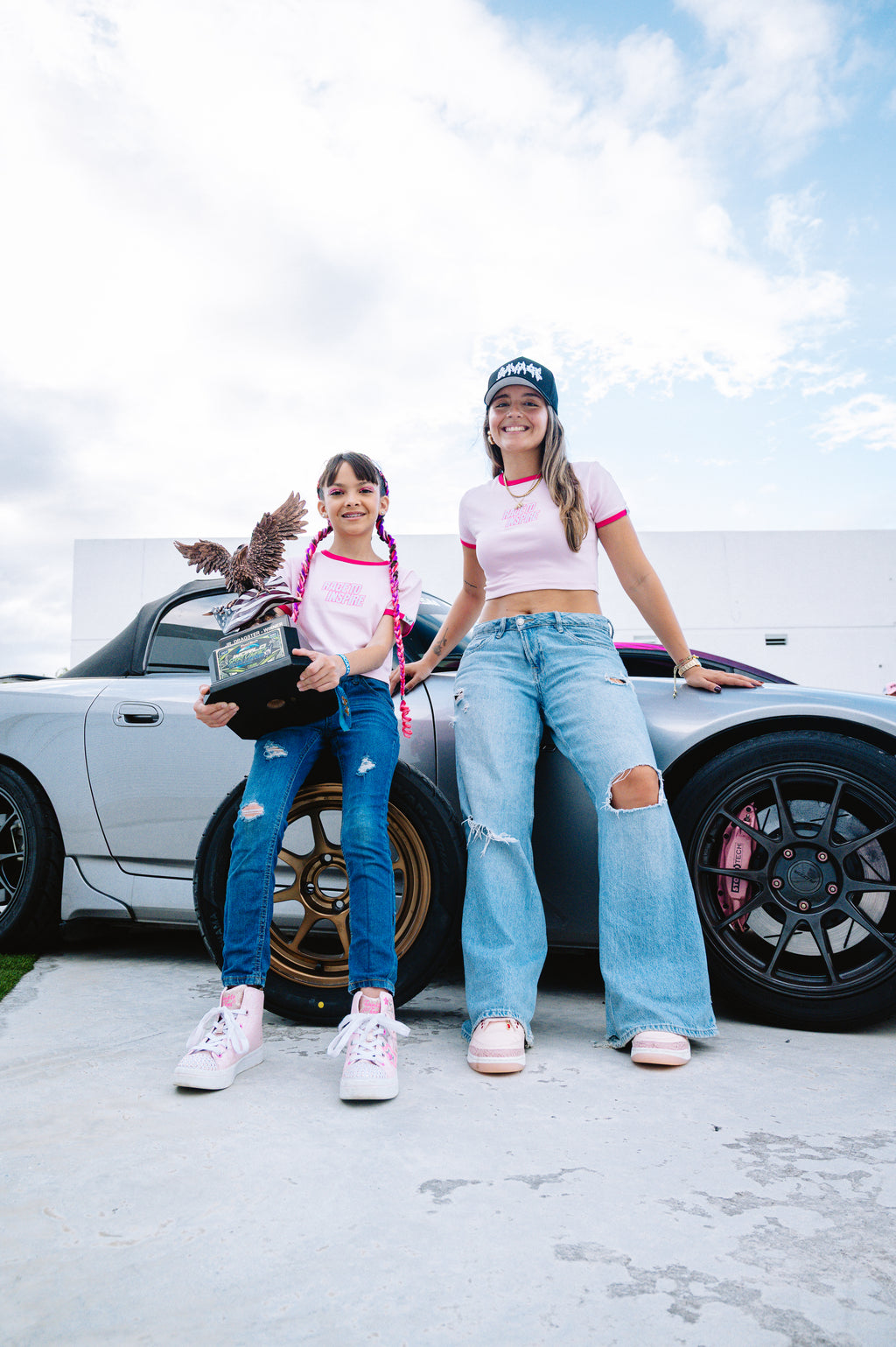 'RACE TO INSPIRE' PINK BABY TEE