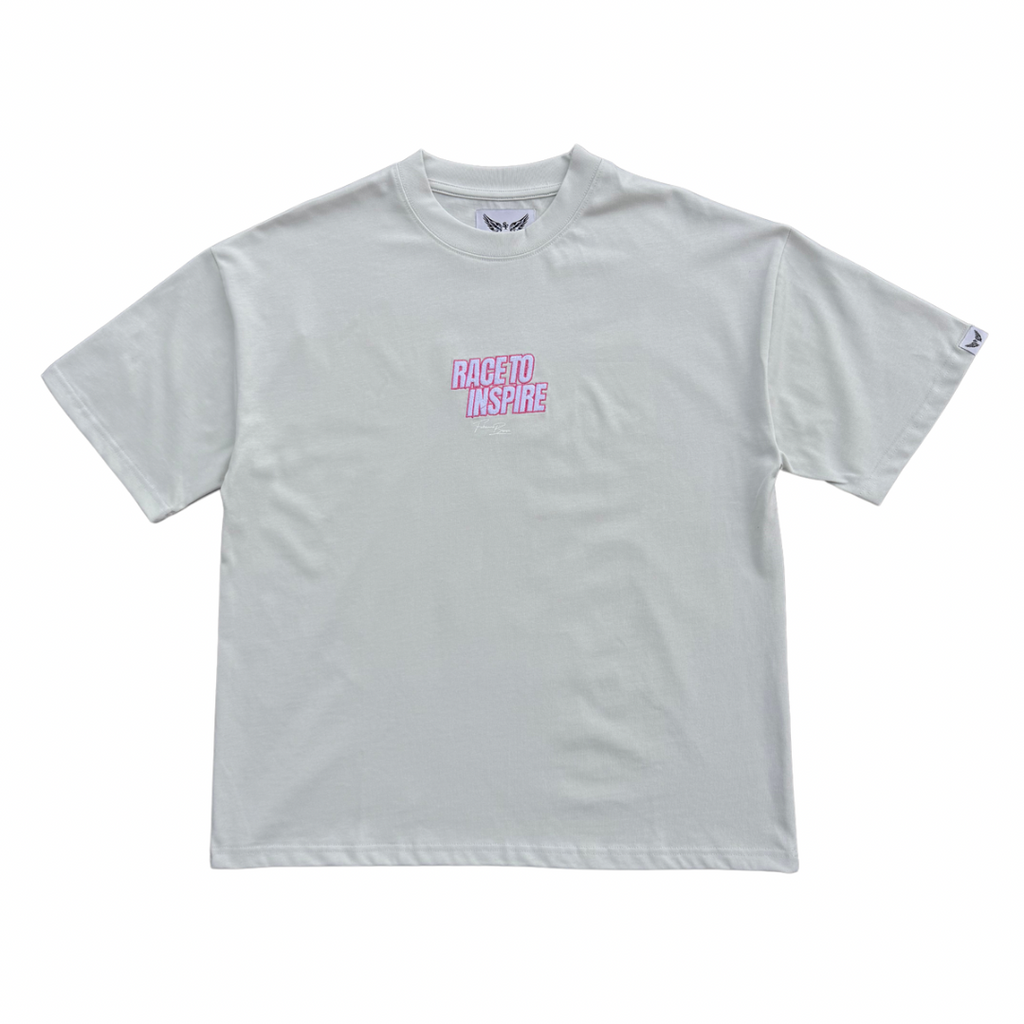 'RACE TO INSPIRE' GREY TEE